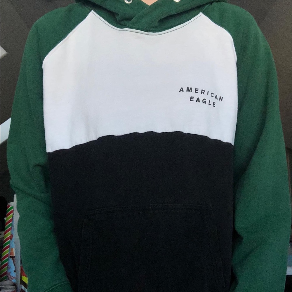 American Eagle Outfitters 3 color block hoodie